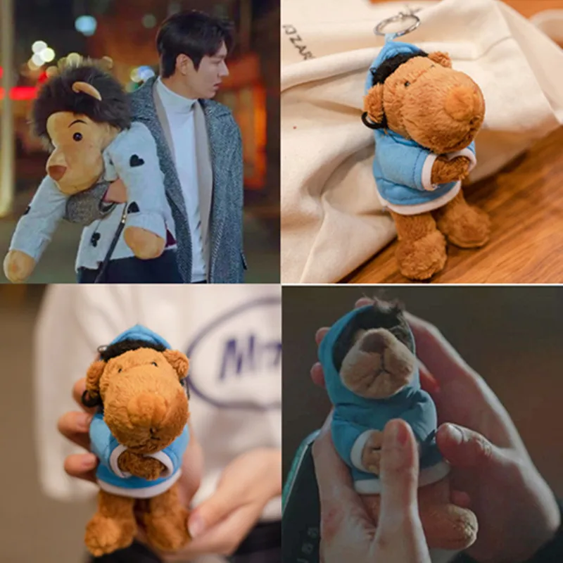 

15cm Cute Minomi Lion Stuffed Pendant Doll Soft Plush Animal Toy Movie The Lee MinHo king Lion Doll Birthday Gift for Kids Girl