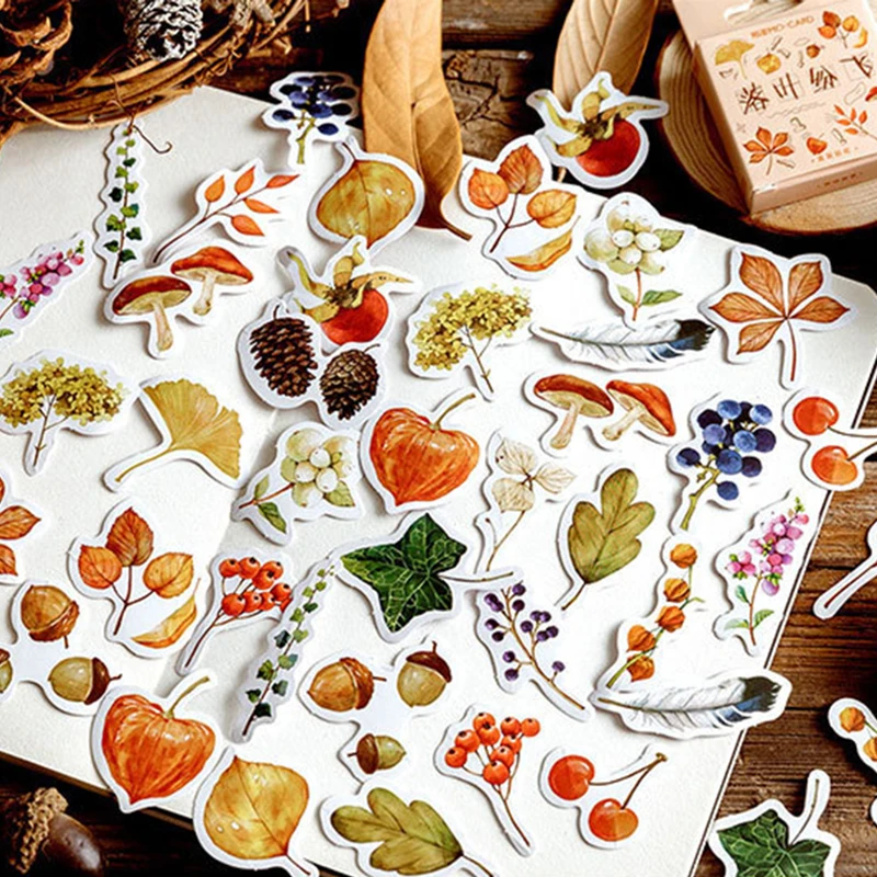 

Набор из 46 имитационных растений, серия наклеек, акварель, скрапбукинг, переводная картинка, декоративная коллекция для самостоятельной сб...