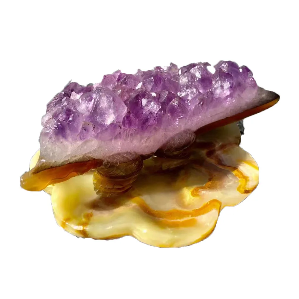 

Натуральный ручная резьба Аметист Аква Агат Животное Динозавр черепаха медведь Исцеление Рейки минеральное Искусство Домашняя свадьба