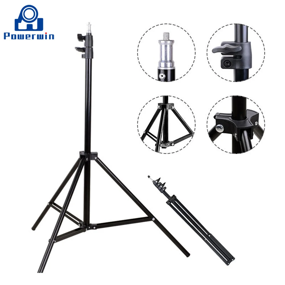 Powerwin 160 см 200 мини складное освещение для пола подставка студии видео фото штатив