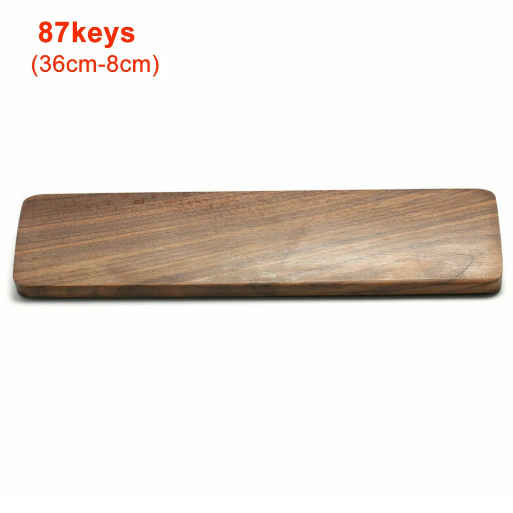 

Polished Surface Keyboard Wrist Rest Pad Office Easy Typing Computer Accessories Laptop Non Slip Ergonomic Gaming Walnut Wood