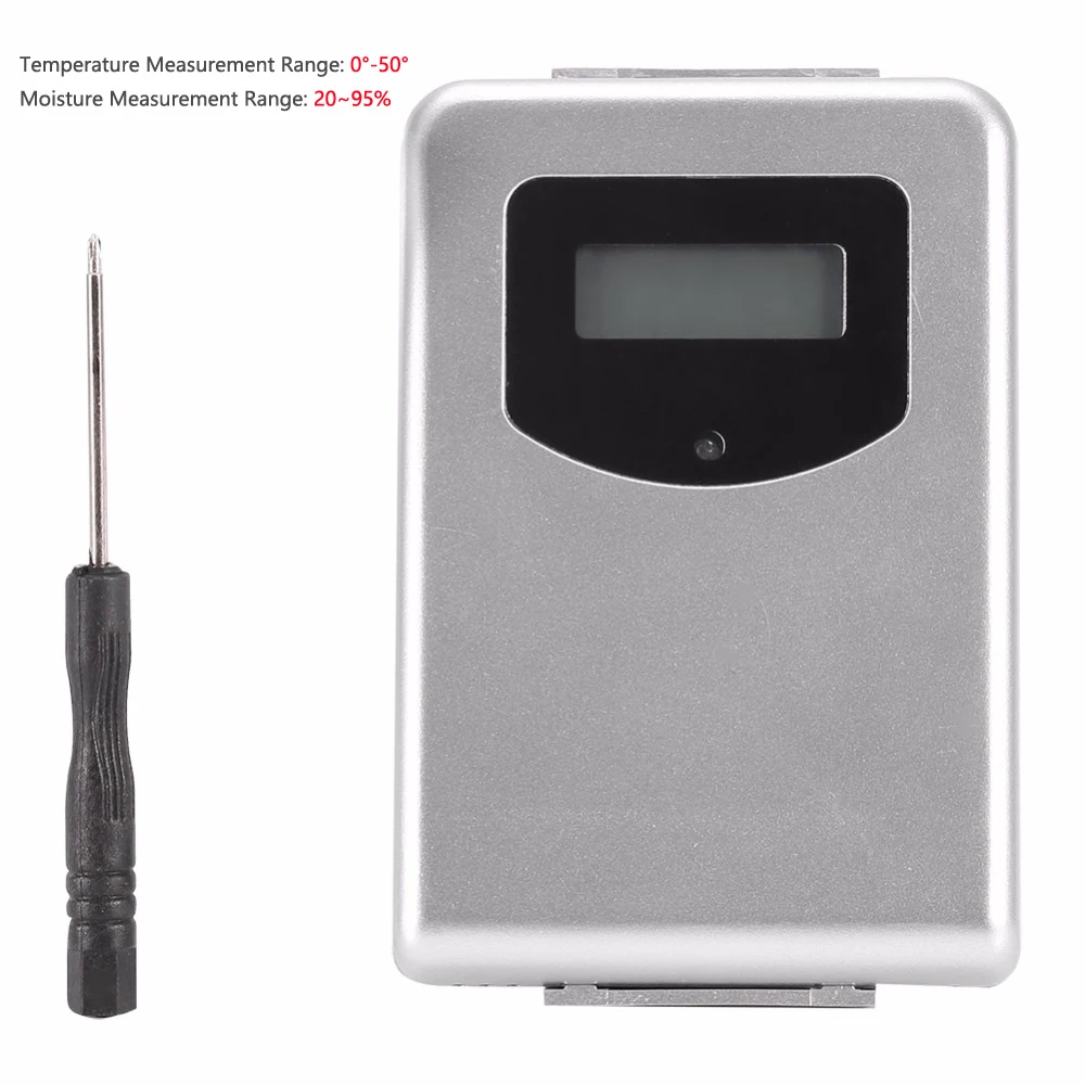 Беспроводная метеостанция с ЖК дисплеем цифровой Внутренний и наружный