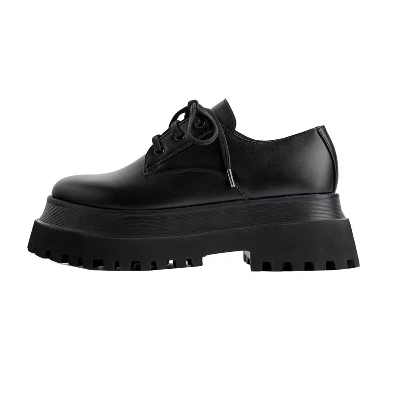 Женские кроссовки в готическом стиле на платформе с толстой подошвой 2021 | Обувь