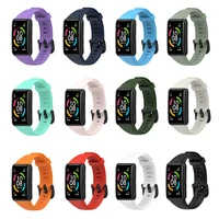 stap for huawei band 6 sport quick replacement silicone wristband smartwatch correa bracelet for huawei honor 6 band accessories