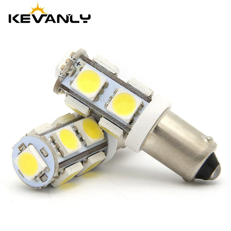 

1PC BA9S LED T4W T2W T3W 5050 9SMD Car Auto Side Wedge package Interior Dome light Signal Light Bulb DC12V White 6000K