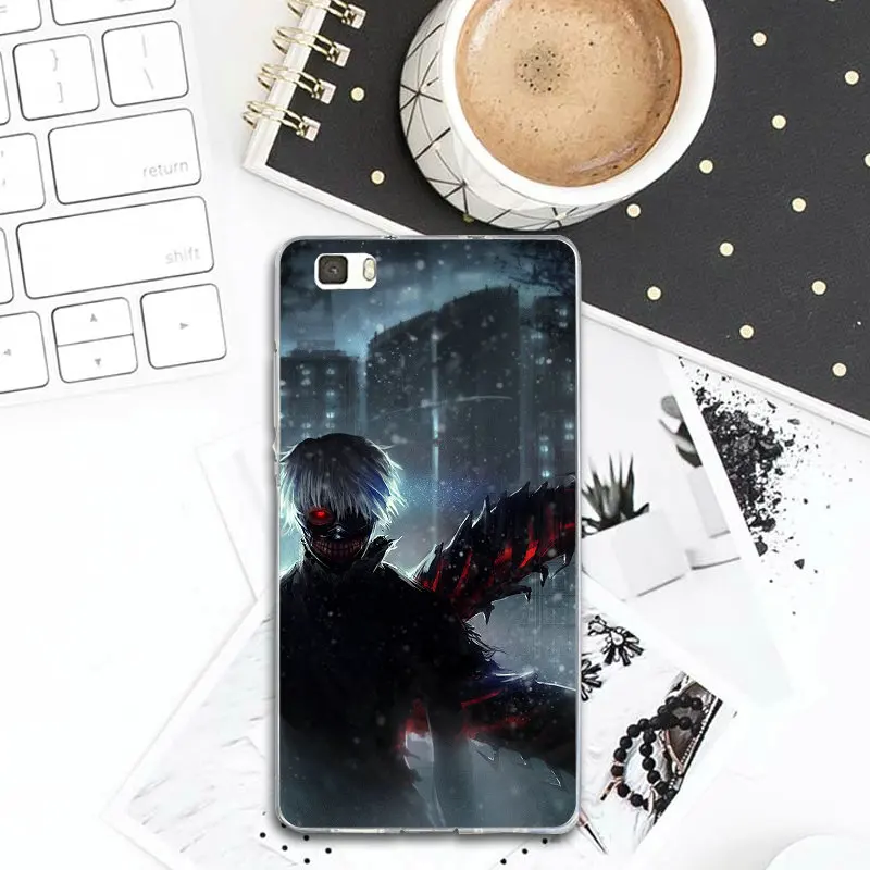 Hot Anime Tokyo Ghoul Soft Phone Case for Huawei P8 P9 P10 P20 P30 Mate 10 Pro Y5 Y6 Y7 2018 2019 Honor 6X 7X 9 Lite Plus |