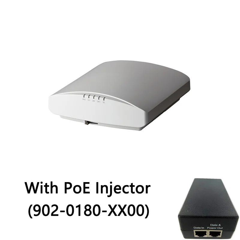 Ruckus Wireless ZoneFlex R730 901-R730-WW00 (alike 901-R730-US00) With PoE Injector (902-0180-00) 802.11ax Access Point 8x8:8