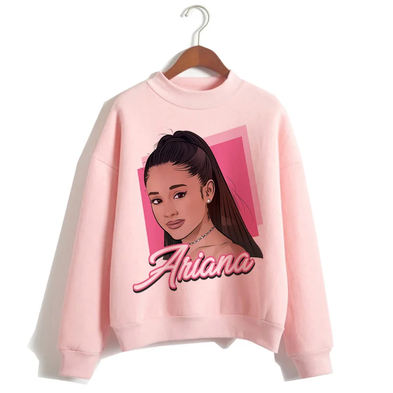 Женская толстовка с капюшоном Ariana Grande в стиле Харадзюку милые толстовки ольччан