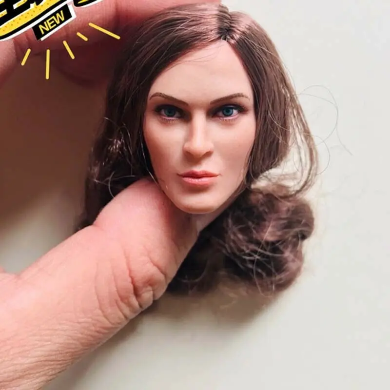 Коллекционные игрушки Масштаб SP001 1/6 Европейская Красота Девушка голова Лепка хобби игрушка