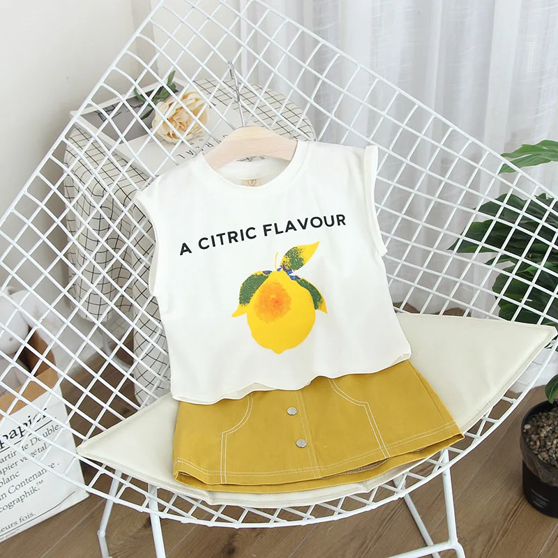 Новинка 2020 года комплект детской одежды с короткими рукавами из чистого хлопка