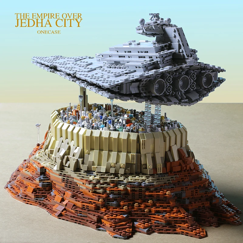 2019 новая модель MOC Звездные войны Разрушитель Империя Over Jedha строительные блоки