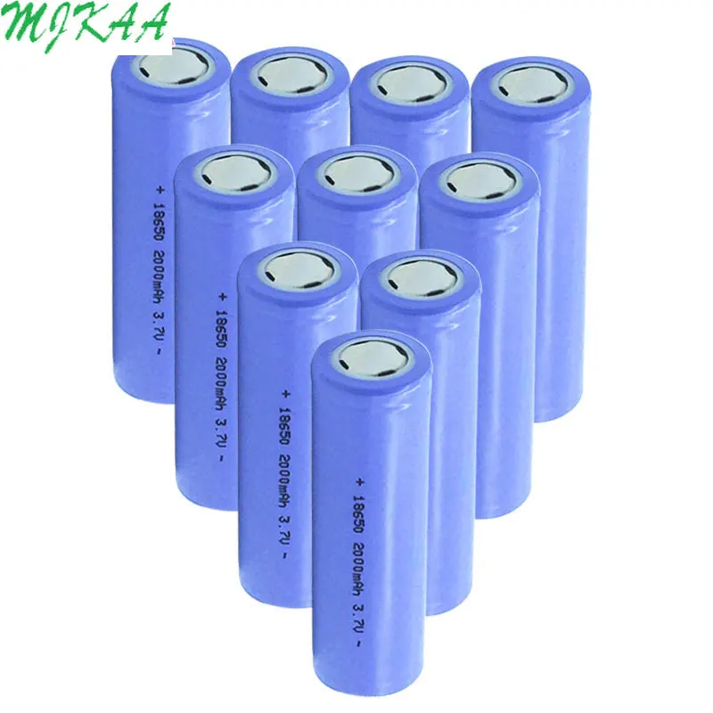 18650 2000mAh 3 7 v литий ионный фиолетовый литиевый перезаряжаемый аккумулятор для
