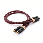 CANARE L-4E6S Hifi аудио Чистая медь HiFi аудио кабель RCA интерсоединительный кабель с WBT-0144 RCA разъем