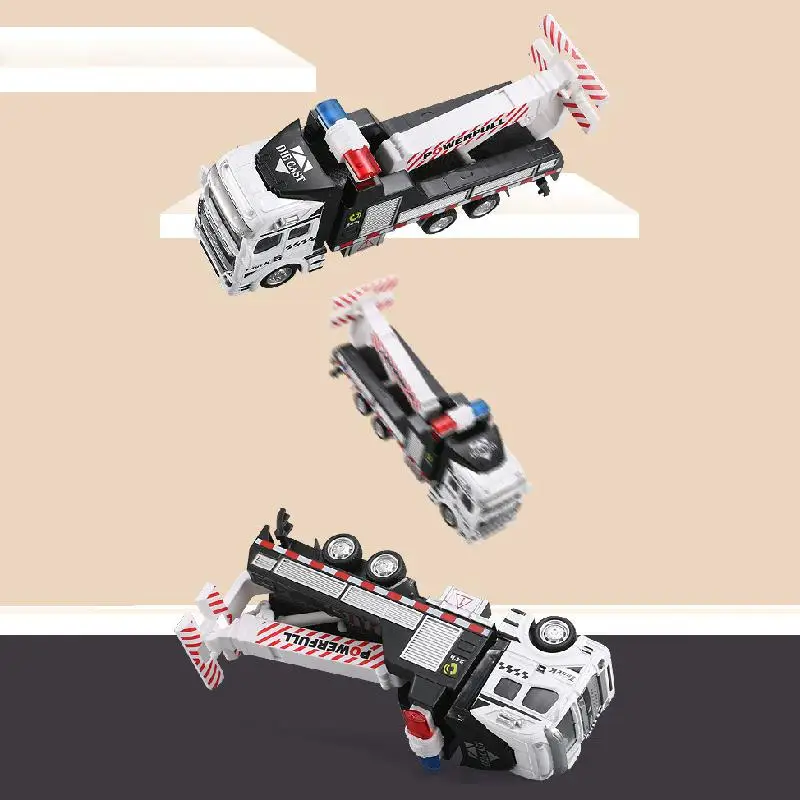 25 см кран тягово модели грузовиков игрушки для детей с оттяжкой назад мусоровоз