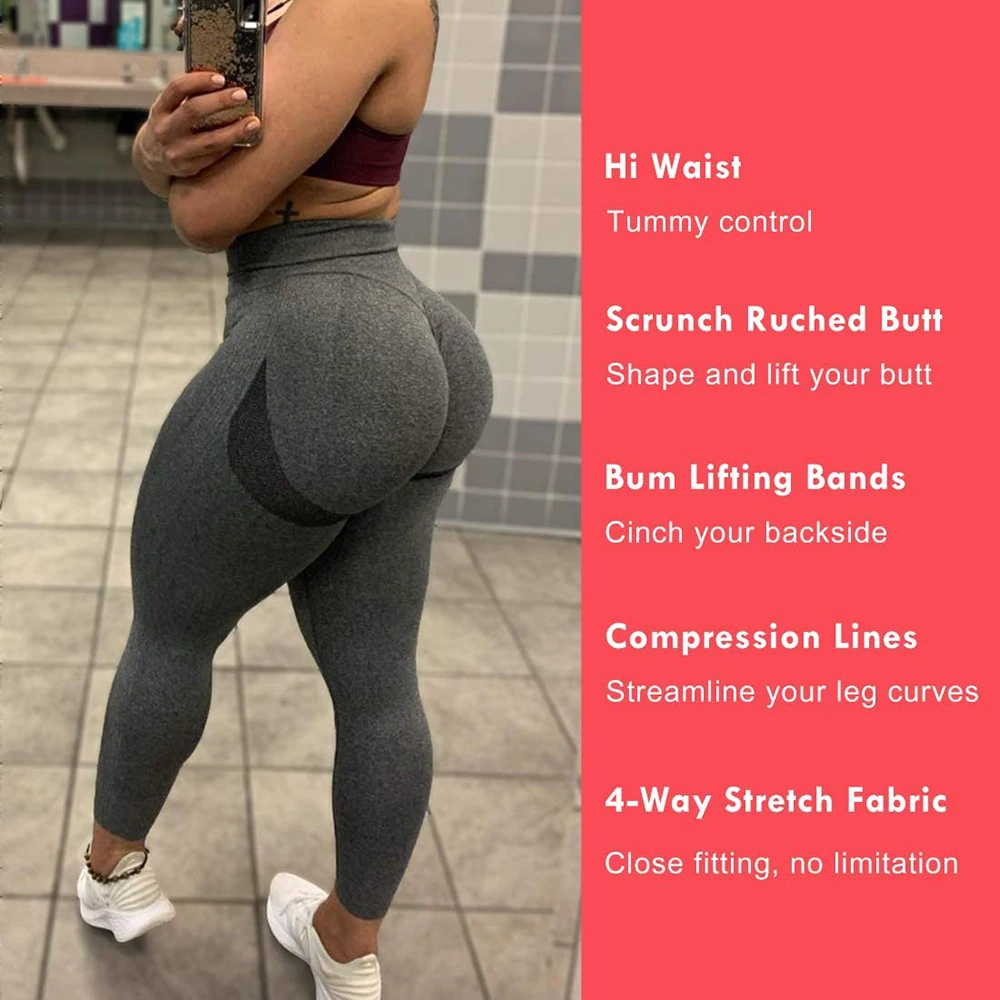 Леггинсы KIWI RATA спортивные женские штаны для фитнеса йоги высокая талия