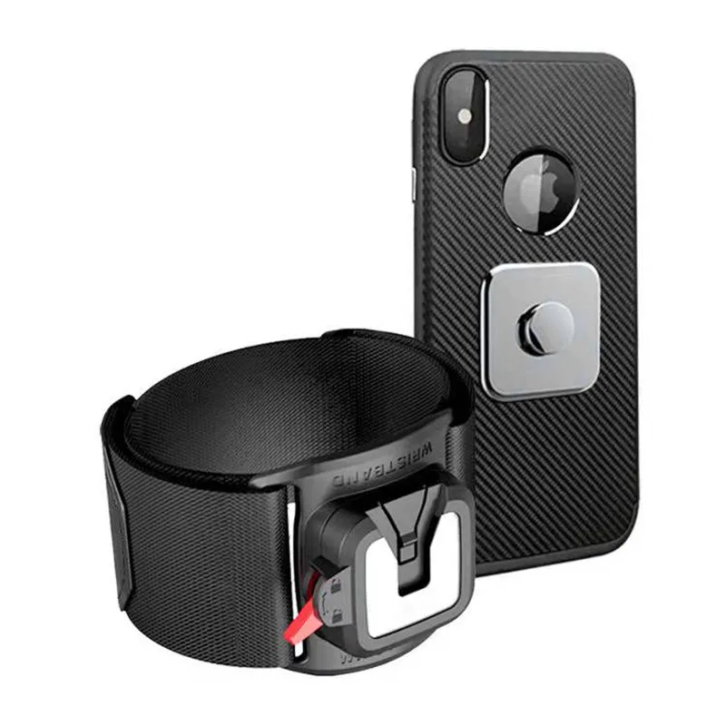 

Rotatable Wrist Strap Bracket Armband for iPhone 13 12 11 For Samsung Running Sport Arm Band With Key Holder Huawei Xiaomi Phone
