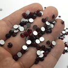 Темно-красный цвет стразы с плоским дном для ногтей, не для горячей фиксации стеклянные стразы камни для украшения для одежды стразы аппликация из страз