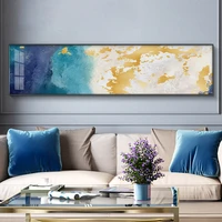 modern abstract blue matte gold marble background posters canvas painting wall art prints picture bedroom home interior decorate