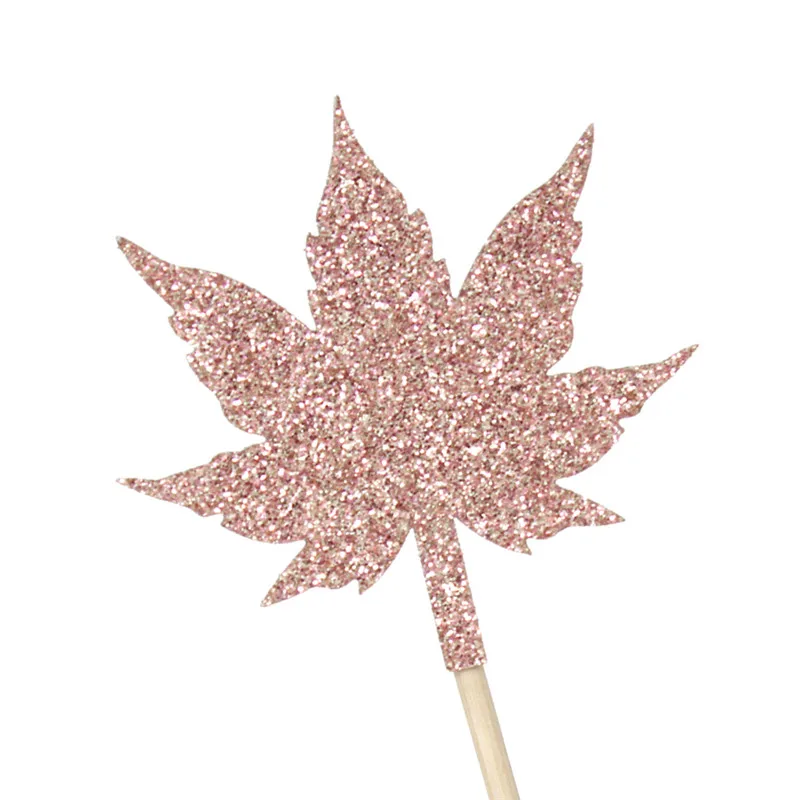 12 шт. декоративные топперы для кексов цвета розового золота | Дом и сад