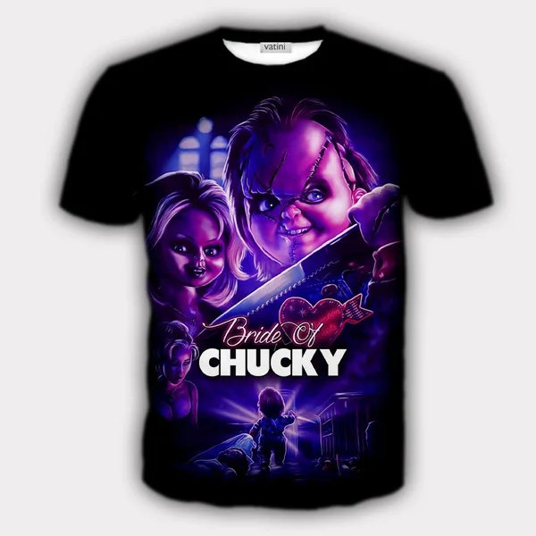 

Bride of Chucky 3D Print Causal Clothing New Fashion Men/ Women T-shirt Plus Size S-7XL harajuku graphic tshirts