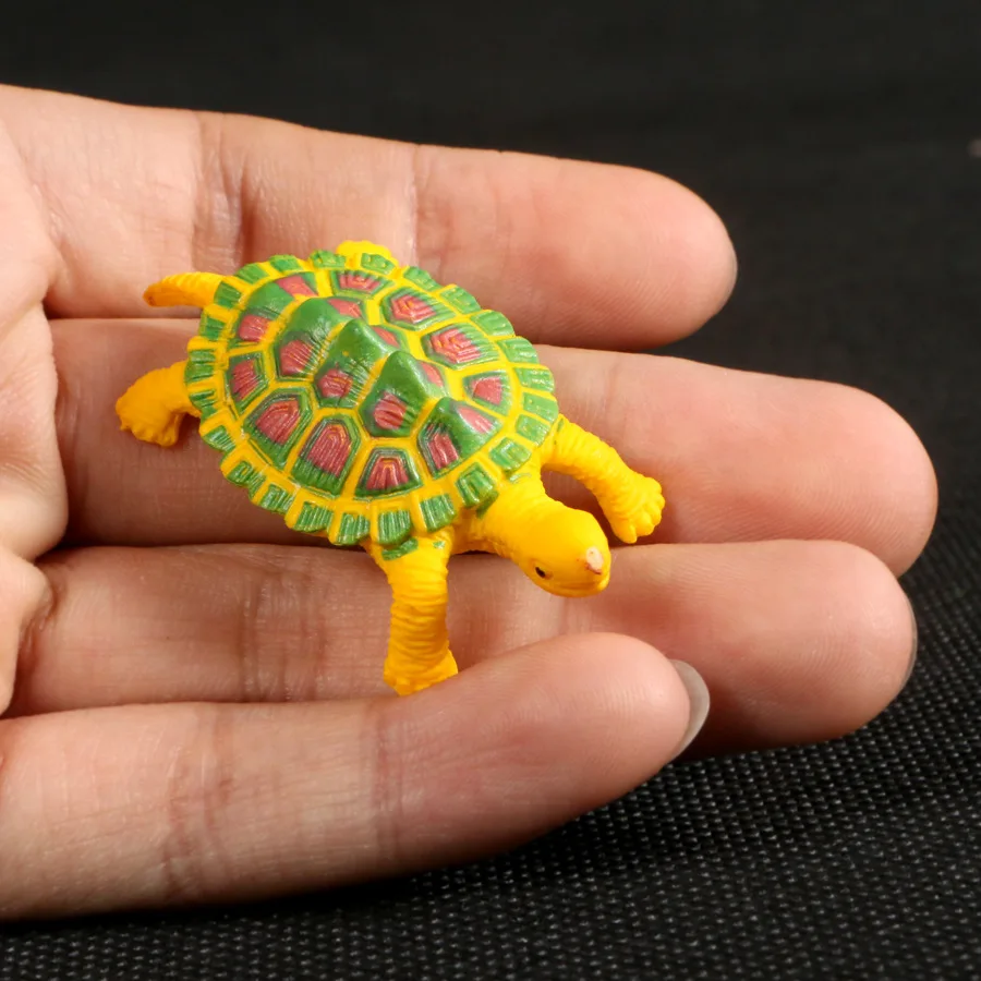 

Hot Sold Solid Static Simulation Marine Animal Figure 12pcs/set Sea Turtle Tortoise Figures Amphibian Model Ornaments Kid Gifts