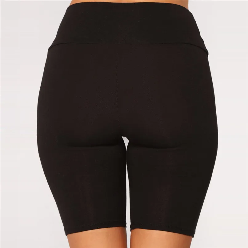 Леггинсы женские бесшовные с высокой талией винтажные Короткие штаны карманами