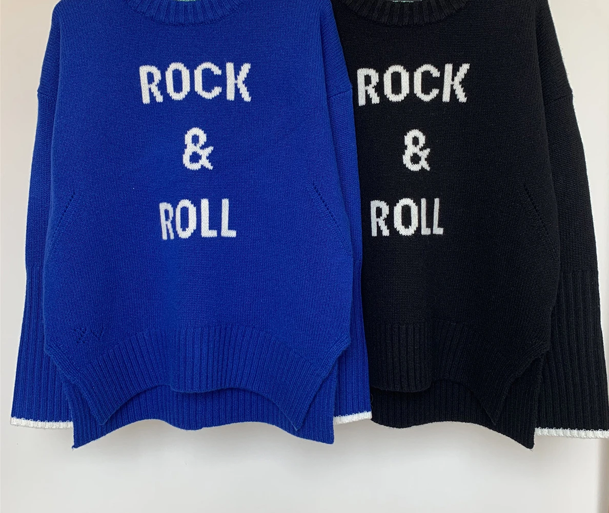 

Tops 2020 Cashmere Thick Sweater Autumn Winter O Neck Chic Long Sleeve Cosy Pullover Casual Vintage Asymmetric Sweaters