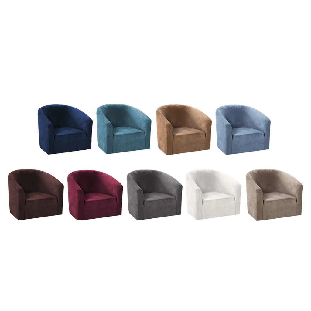 

Stretchy Sofa Slipcover Velvet Armchair Anti-slip Elastic Soft Couch Slipcover