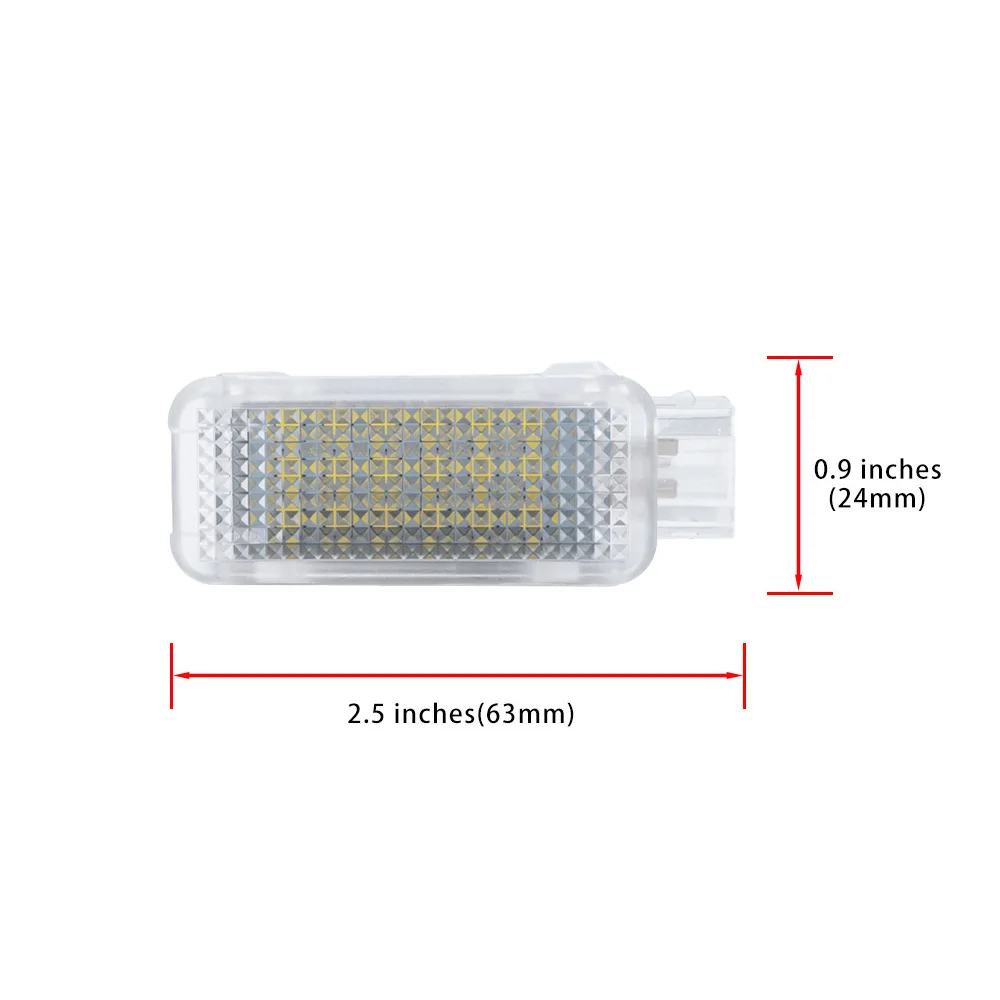 Для Audi A1 A3 A4 S4 RS4 A5 A6 A7 A8 Q5 Q7 TT R8 Светодиодный светильник под дверью внутренний для