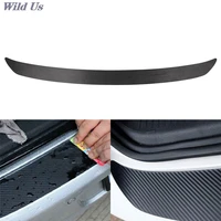 1pc waterproof carbon fiber rear bumper sticker trim protector for vw golf mk6 gti 108cmx7cm