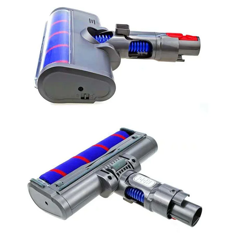 Пушистый мягкий валик с насадкой электрическая напольная головка для Dyson V11
