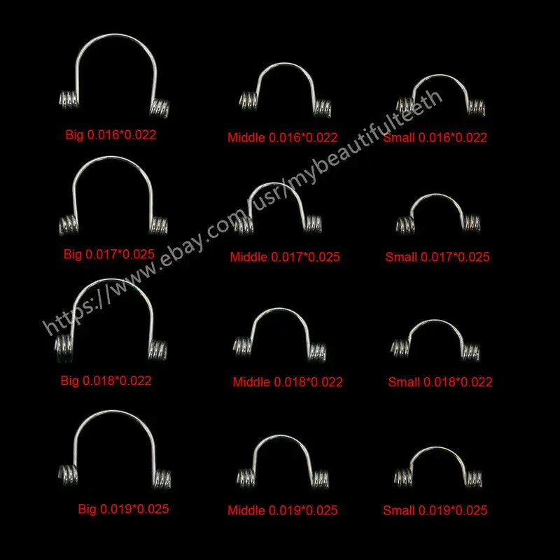 

16x22 Dental Orthodontic Rectangular Springs Single Anterioer Anterior Torque L/M/S