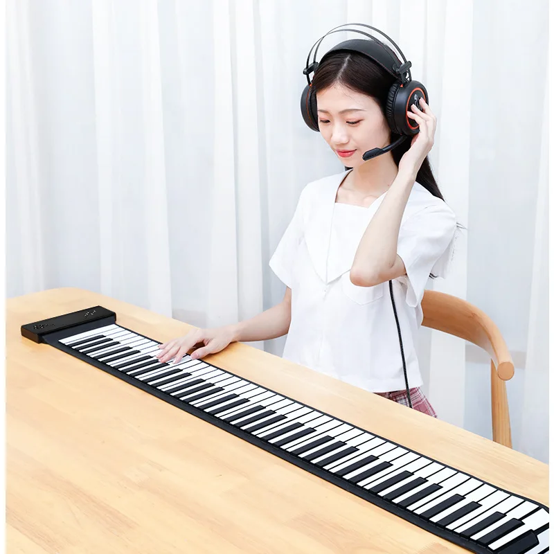 

Flexible Hand Roll Up Piano Piano Keyboard 88 Keys Music Electronic Digital Kids Strumenti Musicali Music Keyboard BK50GQ