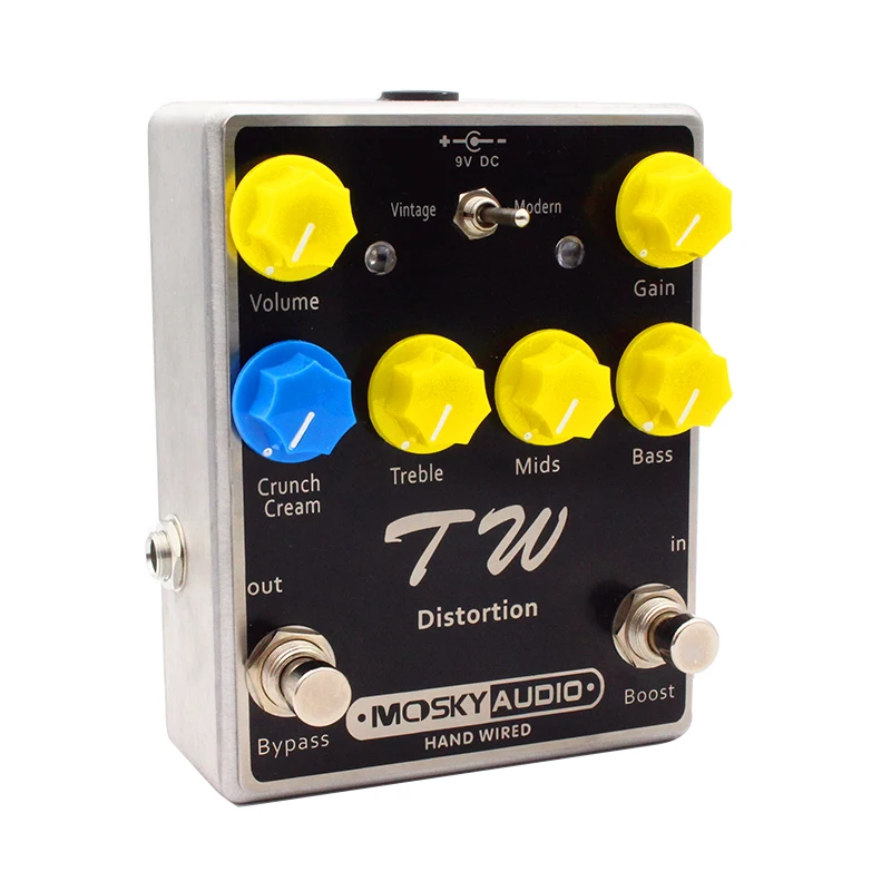MOSKY Guitar педаль эффекта баса Stage Audio TW искажения конденсаторы резисторы IC гитара