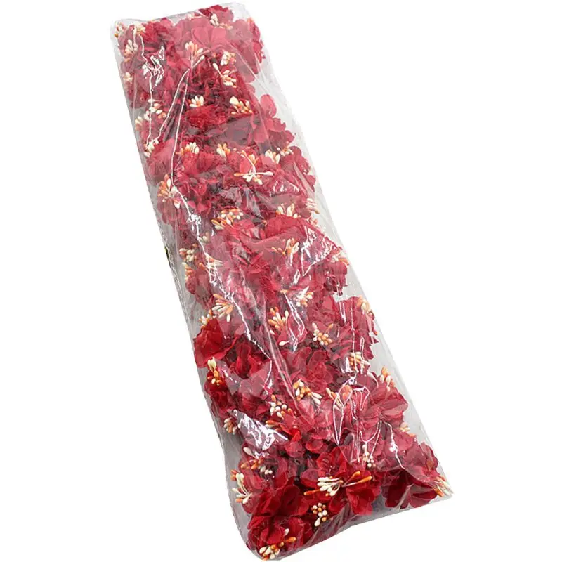 

2021 72Pcs/Pack 3.8cm Small Gradient Artificial Carnation Flower for DIY Craft Wreath Wedding Bouquet Scrapbooking Party Home