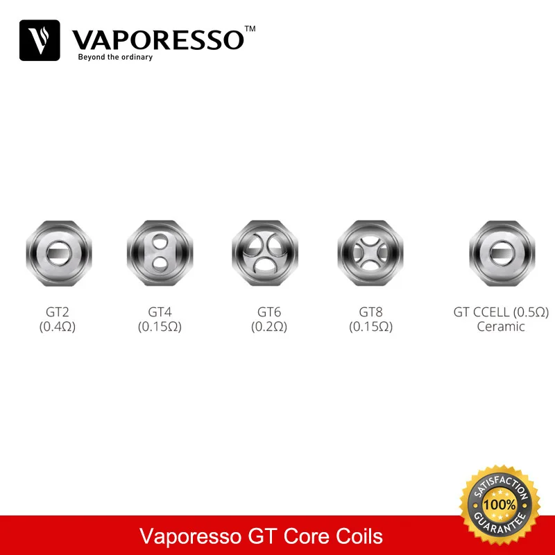 1 шт. оригинальный Vaporesso CCELL Core GT4 GT8 GT2 GT6 GT для Vape катушки NRG распылитель Skrr Танк