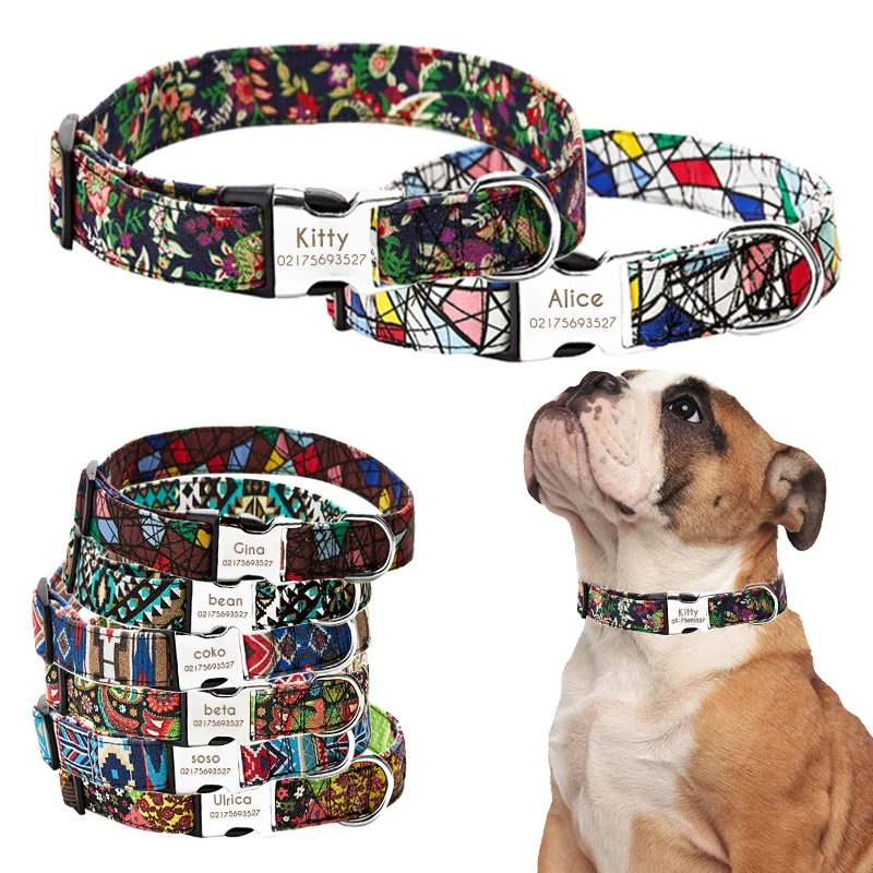 Собачий ошейник товары для кошек собак бирка с гравировкой именная табличка