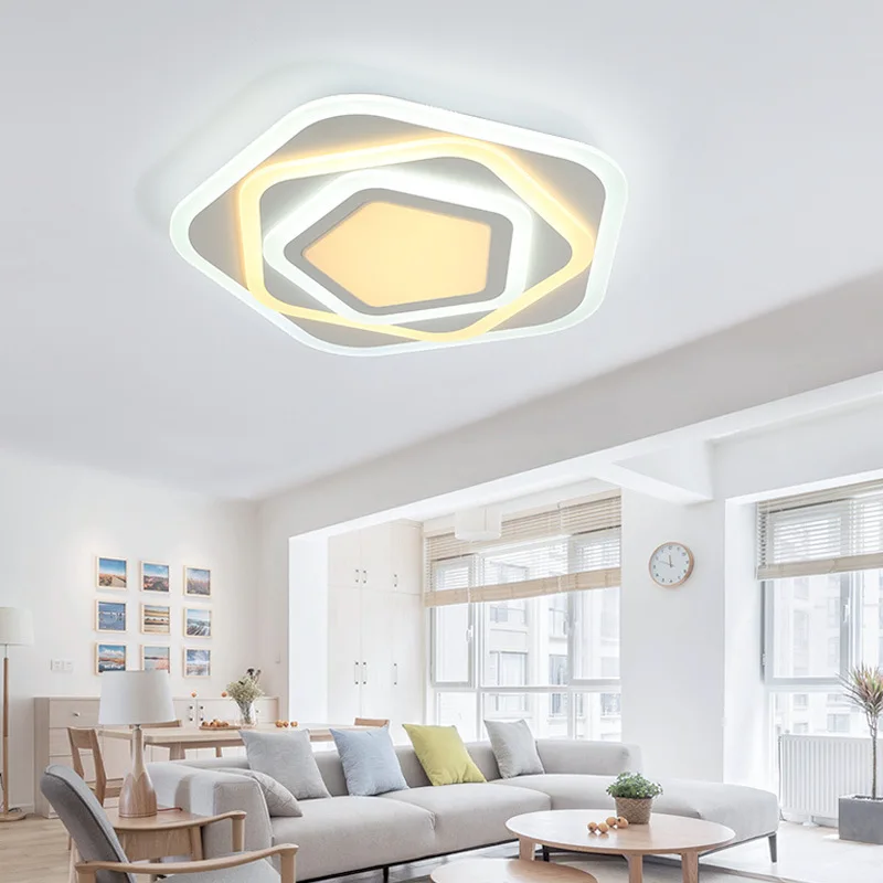 Ультратонкая простая потолочная лампа современное светодиодное освещение для