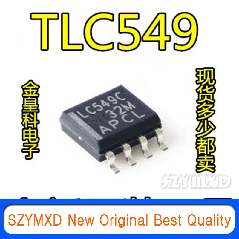 

5 шт./лот новый оригинальный TLC549 TLC549CDR LC549C лапками углублением SOP-8 восьми битный аналого-цифрового преобразователя хорошего качества чип в н...