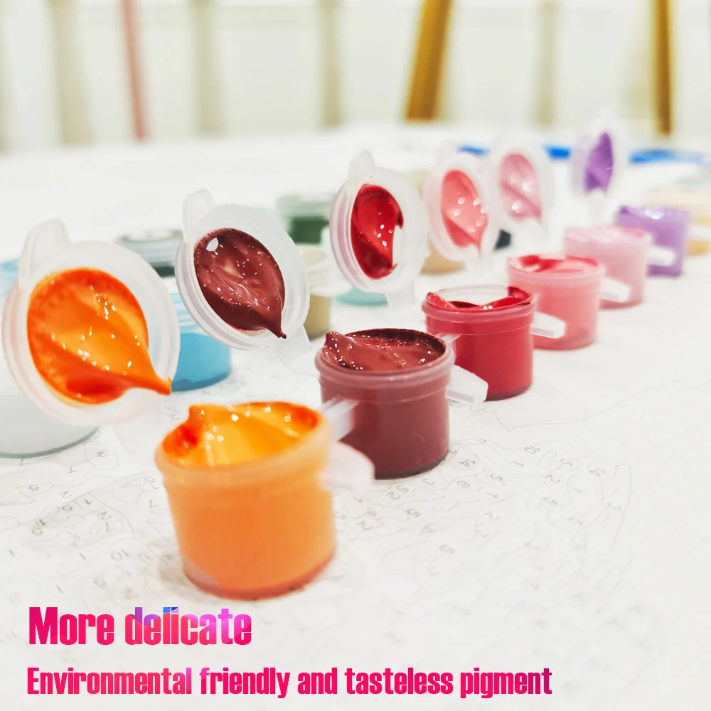 KADISCHE краска для рисования по номерам пейзажи Сделай Сам масляная Раскраска лося