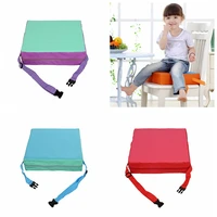 chrilren increased chair pad soft baby children dining cushion adjustable removable chair booster cushion pram chair pad