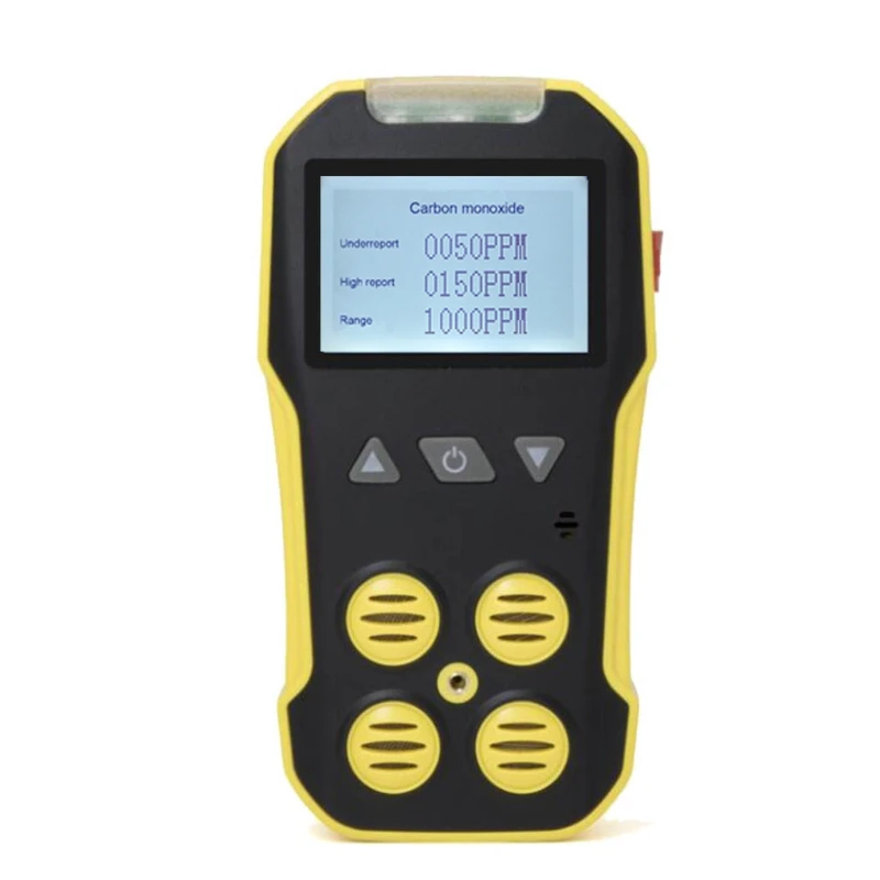 

4-in-1 Handheld Harmful Gas Detector Oxygen Carbon Monoxide Hydrogen Sulfide Detection Meter Smart Alarm LCD Tester