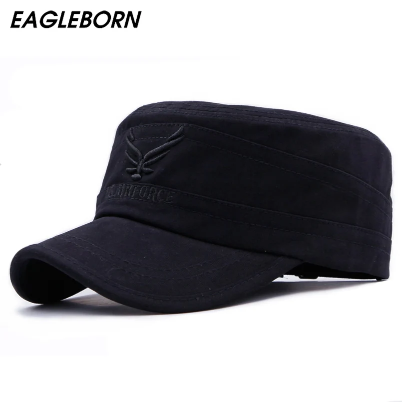 EAGLEBORN 2021 хлопок вышитый Орлан Кепка с плоским верхом для женщин мужчин Снэпбэк s