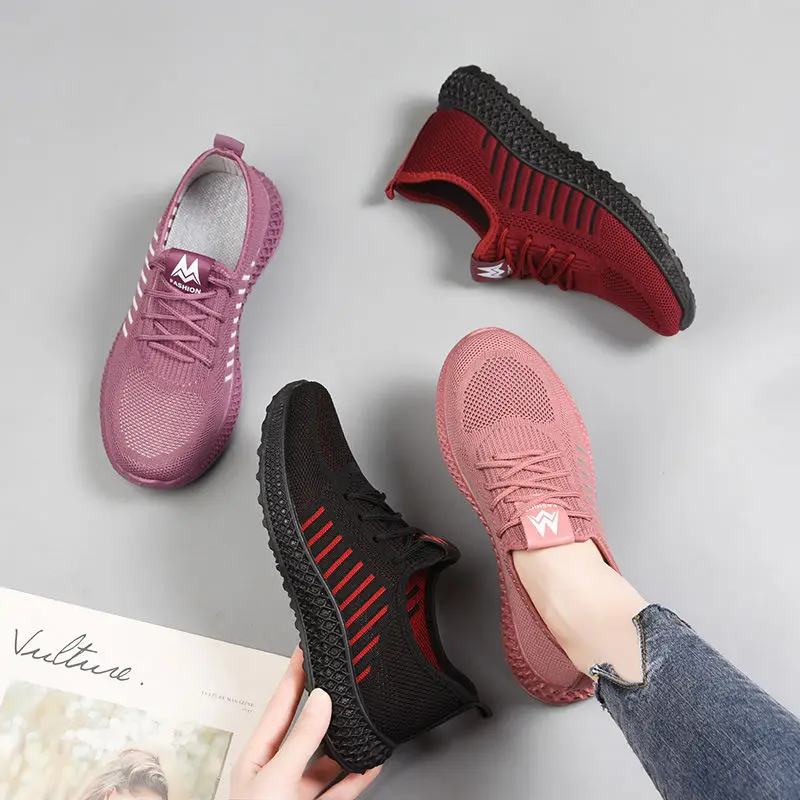 

Fashion Women Lightweight Sneakers Running Shoes Outdoor Sports Shoes Breathable Mesh Comfort Running Shoes Air Cushion Lace Up9