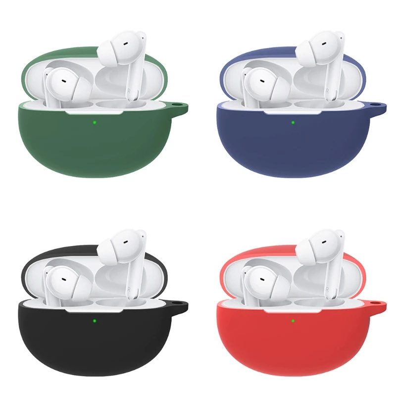 Совместим с OPPO Enco Free 2 Bluetooth-совместимый защитный чехол для наушников силиконовый