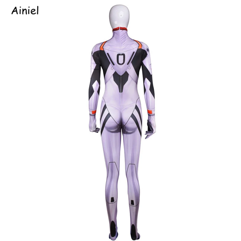 Ainiel неоновый костюм для косплея из ЭВА Аянами Рей женские боди Взрослый Детский