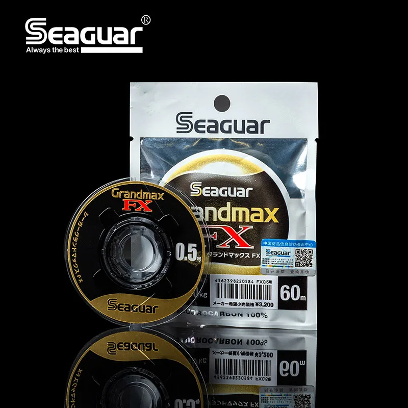 SEAGUAR GRAND MAX FX 60 м лески Новый фторопластовая рыболовная леска 0 65 кг 13 Мощность