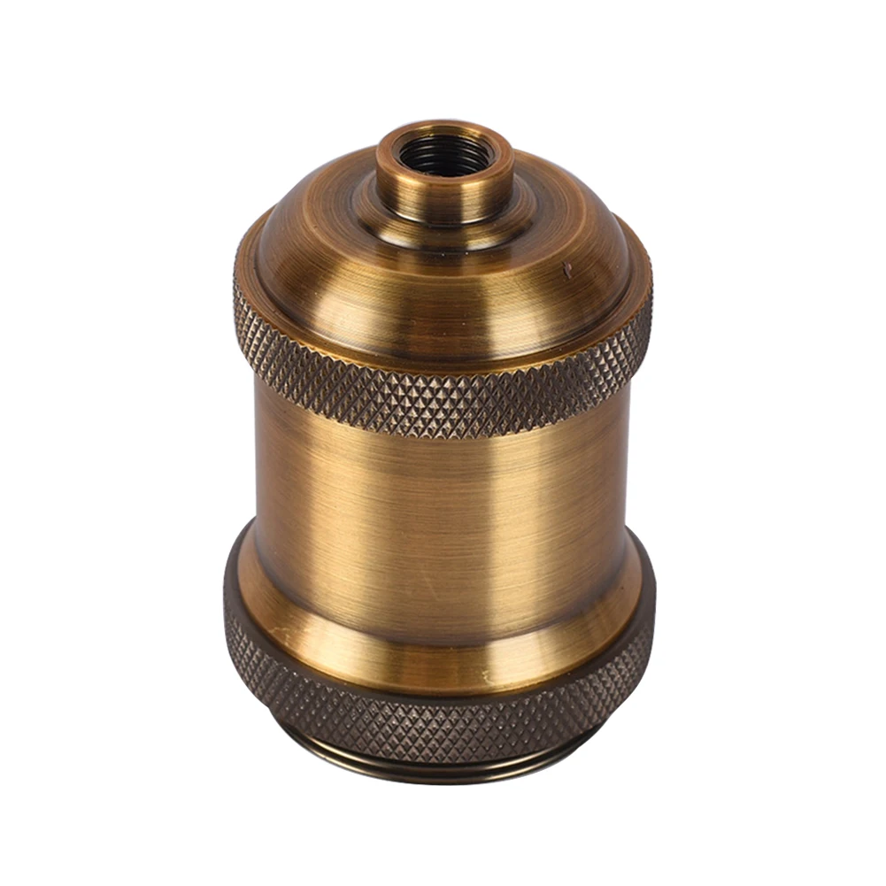

6pcs E27 Vintage Light Socket Professional Home Decor Solid Accessories DIY Holder Lamp Base Screw Durable Aluminum Alloy Indoor