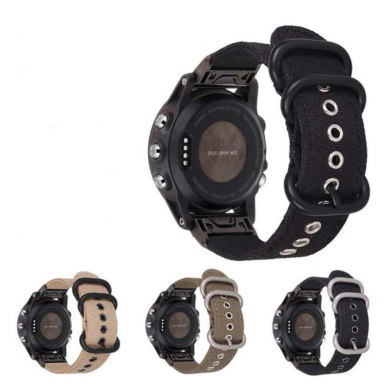 20/22/26 мм сменный ремешок для наручных часов Garmin Fenix 5s5 5X 935 из мягкого нейлона