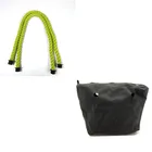 Новая зеленая сумка с веревочной ручкой и одной внутренней сумкой, подходящая к obag, Классическая и мини-сумка для женщин